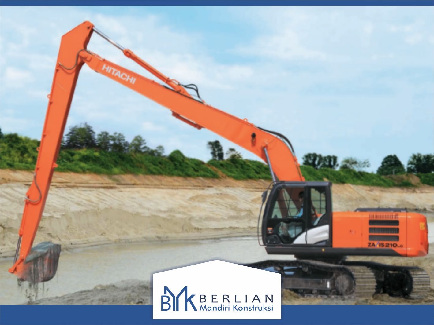 Rental Ponton and Excavator Long Arm Rental Alat Berat & Ponton Palembang